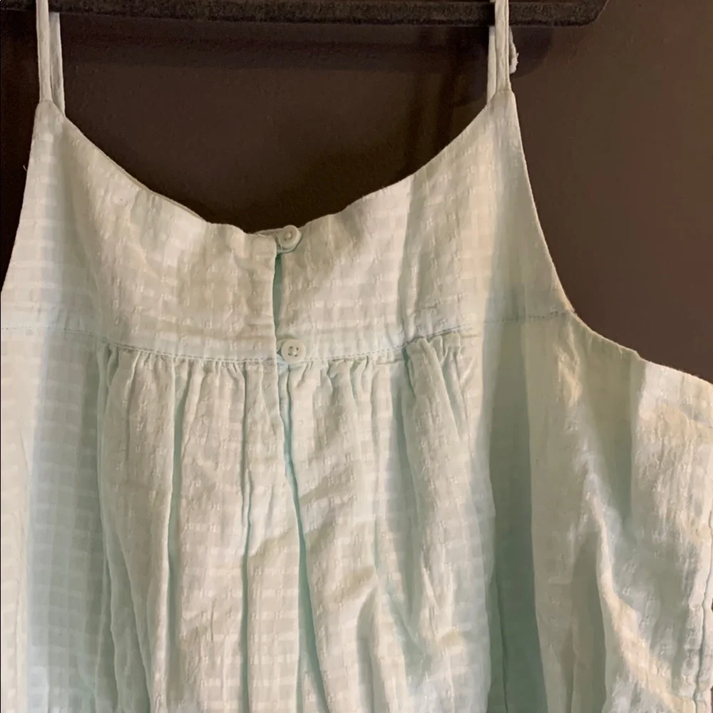 Gap Kids Light Blue Dress with Neon Yellow Accents size XXL Plus